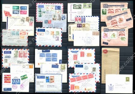 Европа 195х-196х гг. • лот 24 конверта (почтовые и КПД) • Used F-VF