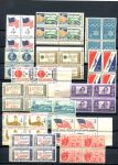 США • XX век • набор 14 чистых ** марок • MNH OG VF • кв. блоки