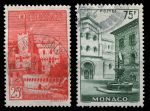 МОНАКО 1954г. SC# 319-20 / ВИДЫ / USED F-VF / АРХИТЕКТУРА