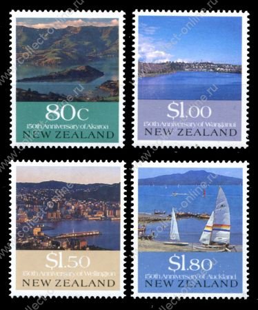 Новая Зеландия 1990г. SC# 993-6 • Океанские виды Новой Зеландии • MNH OG XF / полн. серия ( кат.- $8 )