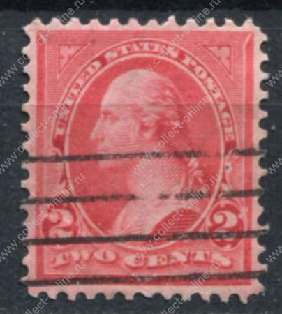 США 1895 г. • SC# 267 • 2 c. • Джордж Вашингтон • стандарт • Used F-VF