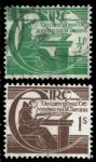 Ирландия 1944 г. • Gb# 133-4 • ½ d. - 1 sh. • Майкл О'Клэри (300 лет со дня смерти) • полн. серия • Used F-VF
