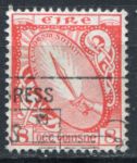 Ирландия 1949 г. SC# 137 • 8p. • "Меч света" короля Нуаду • стандарт • Used XF ( кат.- $1,5 )