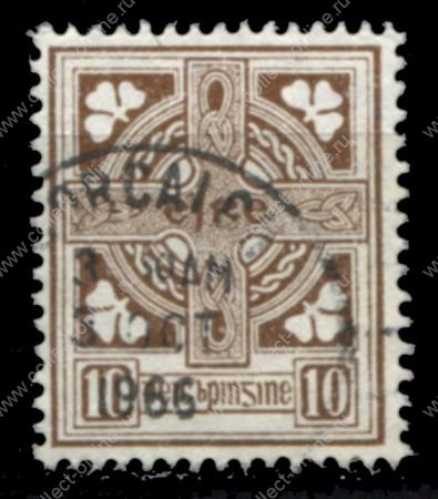 Ирландия 1940-42 гг. SC# 116 • 10p. • кельтский крест • стандарт • Used XF ( кат.- $1,4 ) 