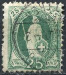 Швейцария 1882-1904 гг. SC# 83 • 25 rp. • "Швейцария" (перф. - 11,5) • стандарт • Used VF ( кат.- $3 )