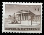 Австрия 1961 г. Mi# 1101 • 1. s. • 200-летие казначейства • здание Парламента в Вене • MNH OG XF