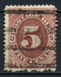 США 1891 г. • SC# J25 • 5 c. • служебный выпуск • Used VF ( кат.- $ 16 )