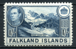 Фолклендские о-ва 1938-1950 гг. • Gb# 158b • 1 sh. • основной выпуск • ледник • MNH OG VF ( кат.- £ 40 )