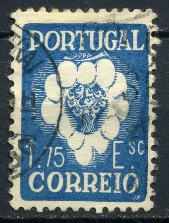 Португалия 1938 г. • Mi# 605 • 1.75 e. • Международный конгресс виноделов • концовка • Used VF ( кат. - €38 )