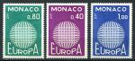 МОНАКО 1970г. SC# 768-70 MNH OG VF / ЕВРОПА