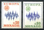 МОНАКО 1972г. SC# 831-2 MNH OG VF / ЕВРОПА