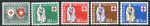 Швейцария 1957 г. Sc# B262-6 • Красный крест • благотворительный выпуск • MNH OG VF • полн. серия