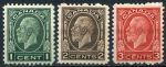 Канада 1932 г. • Sc# 195-7 • 1 - 3 c. • осн. выпуск • Георг V • MNH OG VF ( кат. - $8 )