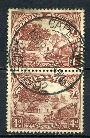 ЮЖНАЯ АФРИКА 1930-45гг. GB# 46 / 4d. USED VF