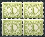 СУРИНАМ 1913-31гг. SC# 75 / 1c.  MNH OG кв. блок