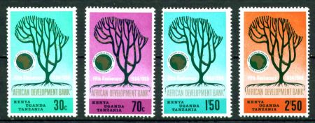 КЕНИЯ УГАНДА ТАНГАНИКА 1969г. GB# 268-71 MNH OG VF