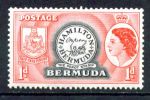 Бермуды 1953-1962 гг. • Gb# 136 • 1 d. • Елизавета II • осн. выпуск • почтовая печать • MNH OG VF
