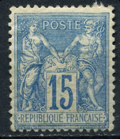 Франция 1877-1890 гг. SC# 92 • 15 c. • Мир и торговля • стандарт • MH OG VF ( кат. - $25 )
