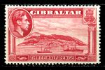 Гибралтар 1938-1951 гг. • Gb# 123 • 1½ d. • Корабли напротив скалы Гибралтар • (перф. - 14) • MNH OG XF ( кат.- £35 )