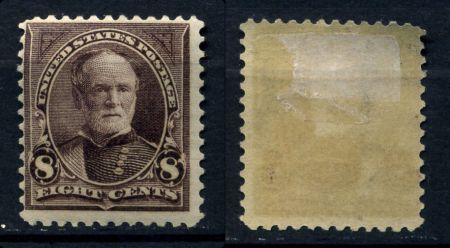 США 1894 г. • SC# 257 • 8 c. • Уильям Шерман • стандарт • MH OG VF ( кат.- $175 )