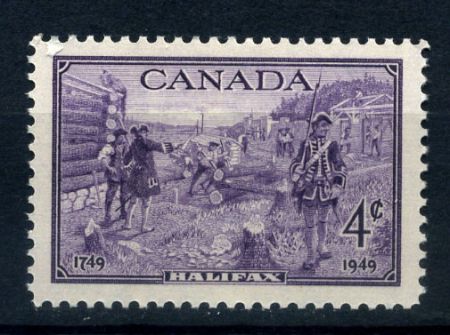 Канада 1949 г. • Sc# 283 • 4 c. • 200-летие основания Галифакса • MNH OG VF