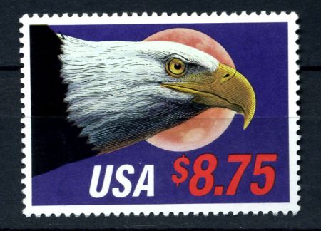 США 1988 г. • Sc# 2394 • $8.75 • Белоголовый орлан • MNH OG XF ( кат.- $13.5 )
