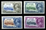 ЦЕЙЛОН 1935г. GB# 379-82 / ЮБИЛЕЙ MNH OG VF / ОМНИБУС