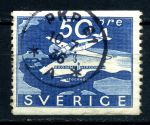 Швеция 1936 г. • Sc# 263 • 50 o. • Открытие аэропорта Бромма • Used VF ( кат. - $9 )