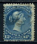 Канада 1868-1876 гг. • Sc# 28 • 12½ c. • королева Виктория • Used F-VF ( кат.- $125 )