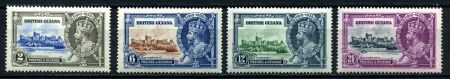 БРИТАНСКАЯ ГВИАНА 1935г. GB# 301-4 / ЮБИЛЕЙ MLH OG VF / ОМНИБУС