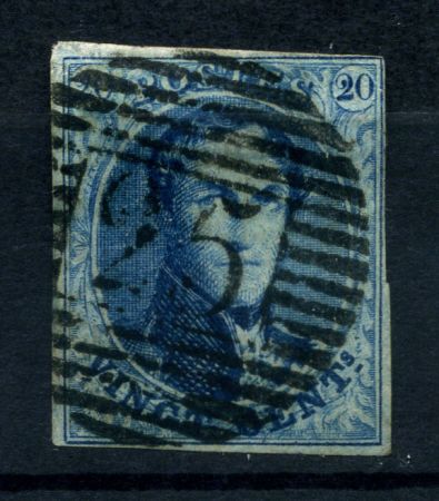 БЕЛЬГИЯ 1861г. SC# 11 / 20с. USED VF