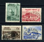 БЕЛЬГИЯ 1938г SC# 318-21 / ВЫСТАВКА ЛЬЕЖ-39 USED F-VF / АРХИТЕКТУРА