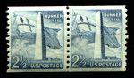 США 1954-73гг. SC# 1056 / 2 1/2c. ОБЕЛИСК MNH OG VF пара / ФЛАГИ