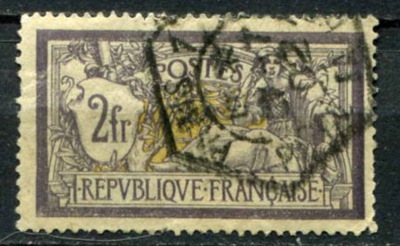 Франция 1900-1929 гг. SC# 126 • 2 fr. • Свобода и мир • стандарт • Used VF* ( кат.- $65 )