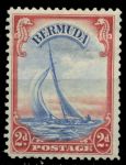 Бермуды 1938-1952 гг. • Gb# 112a • 2 d. • Георг VI • основной выпуск • спортивная яхта в море • MNH OG VF ( кат. - £4 )