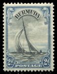 Бермуды 1936-1947 гг. • Gb# 101 • 2 d. • Георг V • основной выпуск • спортивная яхта в море • MH OG VF
