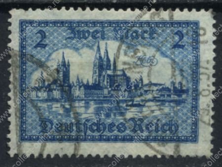 Германия 1924 г. Mi# 365 • 1 М. • вид Кельна • стандарт • Used VF ( кат.- €5 )