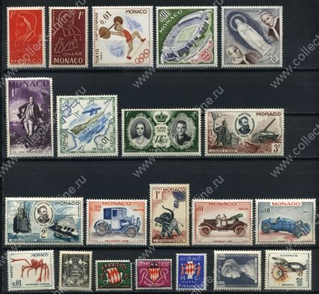 Монако XX век • лот 20+ разных старых марок • MNH OG VF