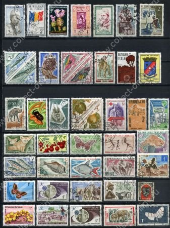 Французские колонии и территории XX век • лот 40 разных старых марок • Used(ФГ)/** VF