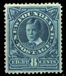 Ньюфаундленд 1911 г. • SC# 110a • 8 c. • Коронация Георга V • принц Георг • MLH OG XF ( кат.- $ 95 )