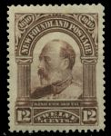 Ньюфаундленд 1911 г. • SC# 102 • 12 c. • 300-летие колонизации • Эдуард VII • MLH OG XF ( кат.- $ 75 )