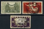 Швейцария 1919 г. • SC# 190-2 • 7 ½  - 15 c. • Празднования мира после 1-й мировой войны • полн. серия • Used VF ( кат. - $15 )