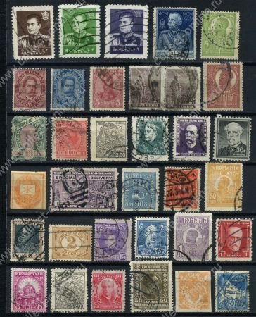 Иностранные марки • набор 34 разные • Used VF • 10 руб. за шт.