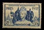 Мадагаскар 1937 г. • Iv# 198 • 1.50 fr. • Всемирная выставка в Париже   • MNH OG F-VF • (кат. - €2 )
