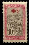 Мадагаскар 1915 г. • Iv# 121 • 10 + 5 c. • для Красного креста • надпечатка доп. номинала • благотворительный выпуск • MNH OG* VF ( кат.- €2 )