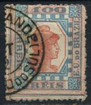 Бразилия 1891 г. • SC# 109 • 100 R. • "Свобода" • стандарт • Used VF