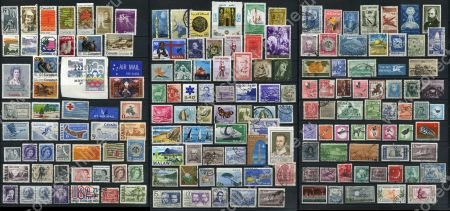 Иностранные марки(не Европа) • набор 166 разных • Used VF • 5 руб. за шт.
