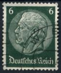 Германия 3-й рейх 1933-6 гг. Mi# 516 • 6 pf. • президент Гинденбург • стандарт • Used VF