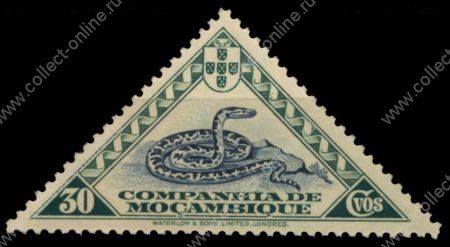 Мозамбика Компания 1937 г. SC# 180 • 30 c. • основной выпуск • змея • MNH OG XF