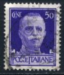 Италия 1929-1942 гг. • SC# 221 • 50 c. • Король Виктор Эммануил III • стандарт • Used F-VF